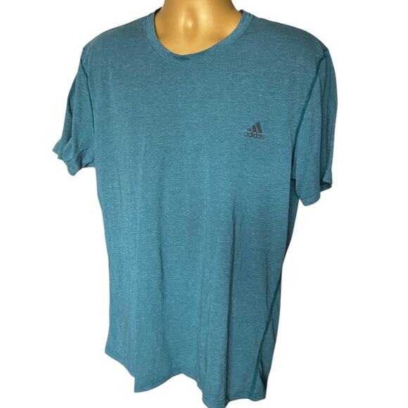 Adidas Climalite Ultimate Tee XL Teal Green Men’s Performance Crew Neck Shirt - Picture 1 of 8